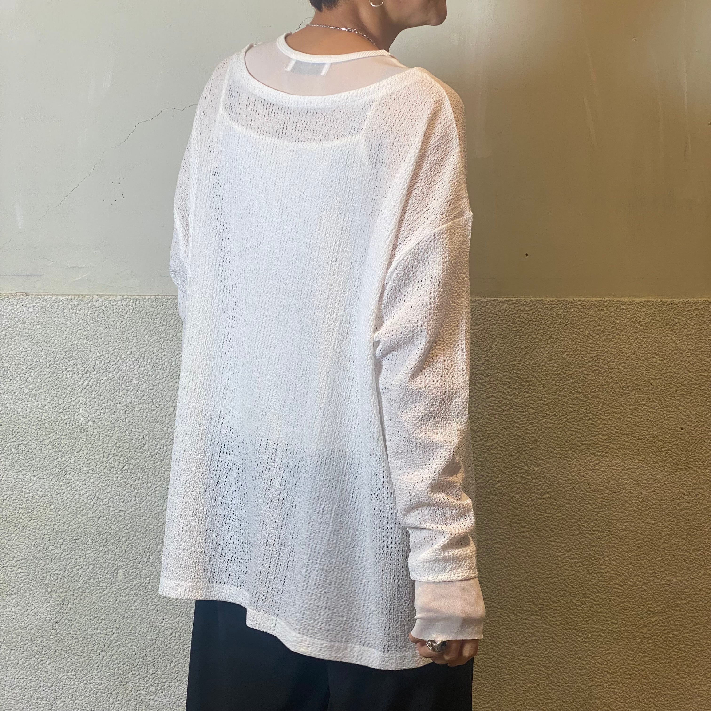 CYAN tokyo/チュールコンビフロントスリットトップス | 20ｰtwentyｰ