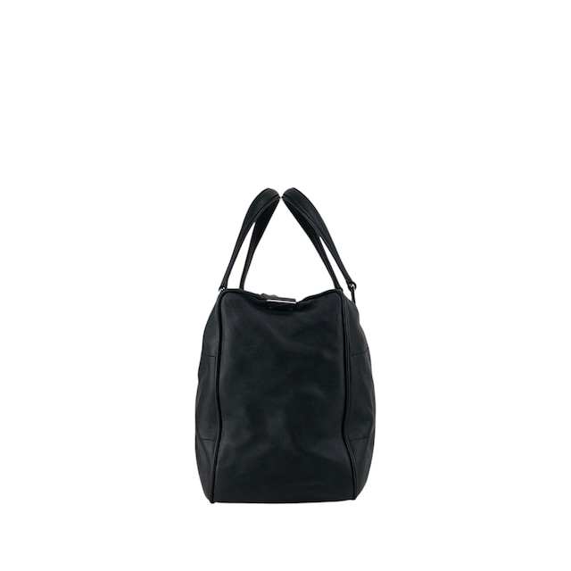 CHANEL シャネル ハンドバッグ ブラック チョコバー レザー ボストンバッグ vintage ヴィンテージ オールド 6gabx8