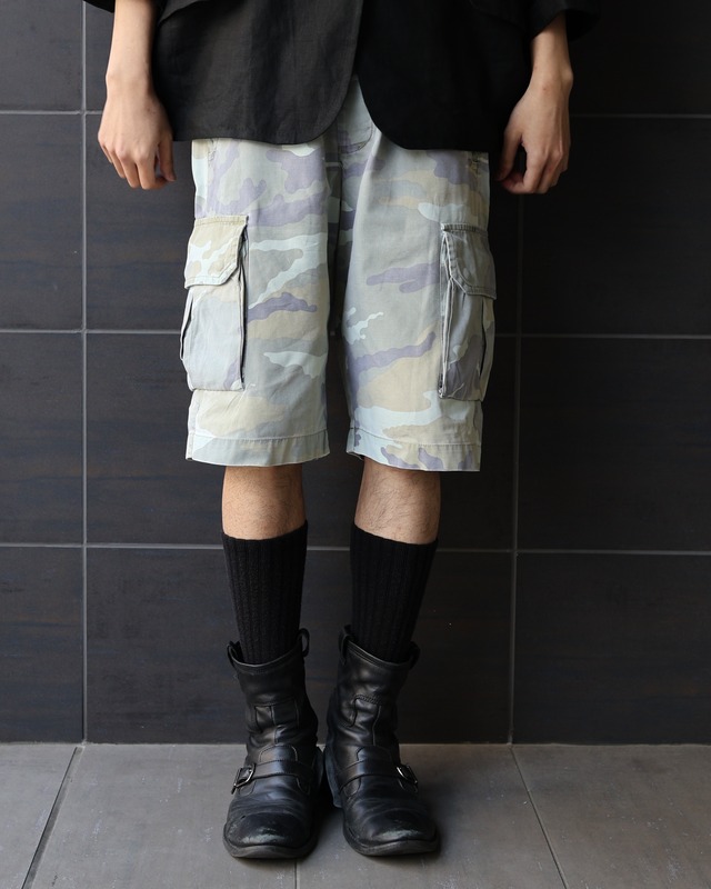 Camo design shorts