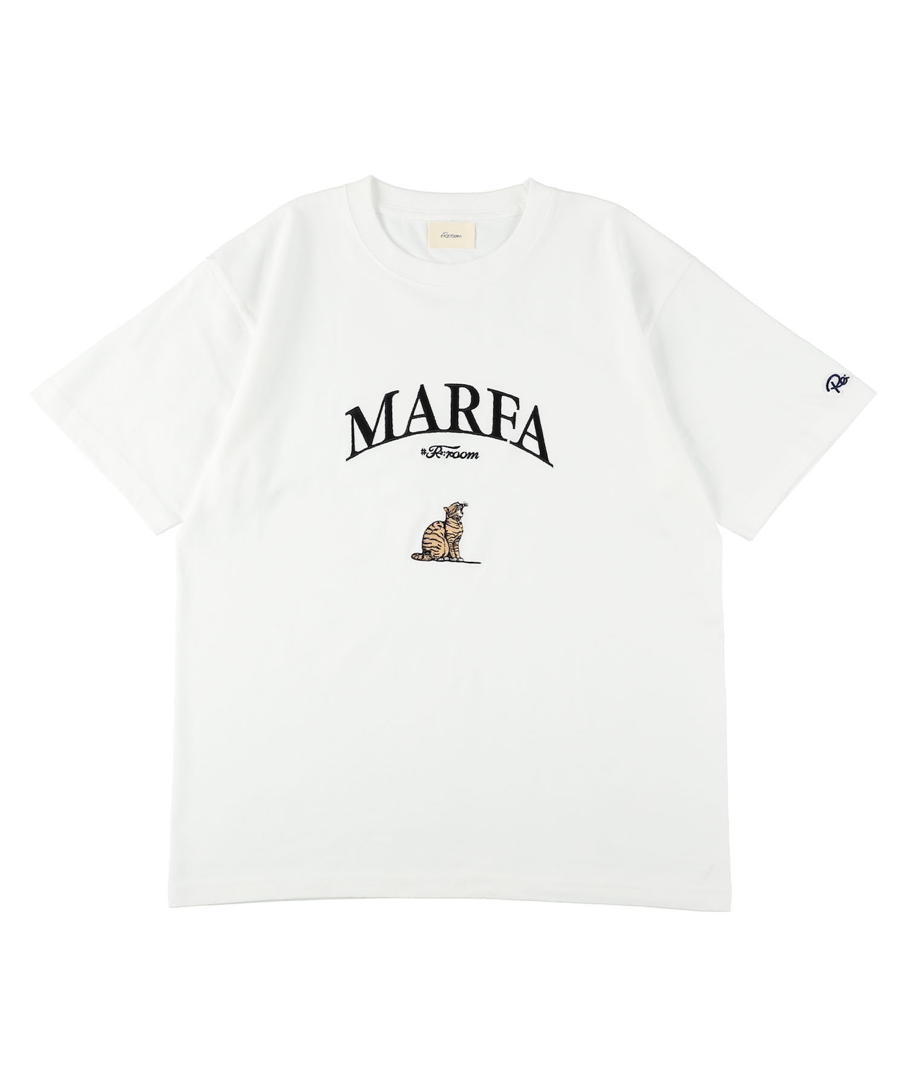 【#Re:room】MARFA CAT EMBROIDERY T-SHIRTS［REC750］