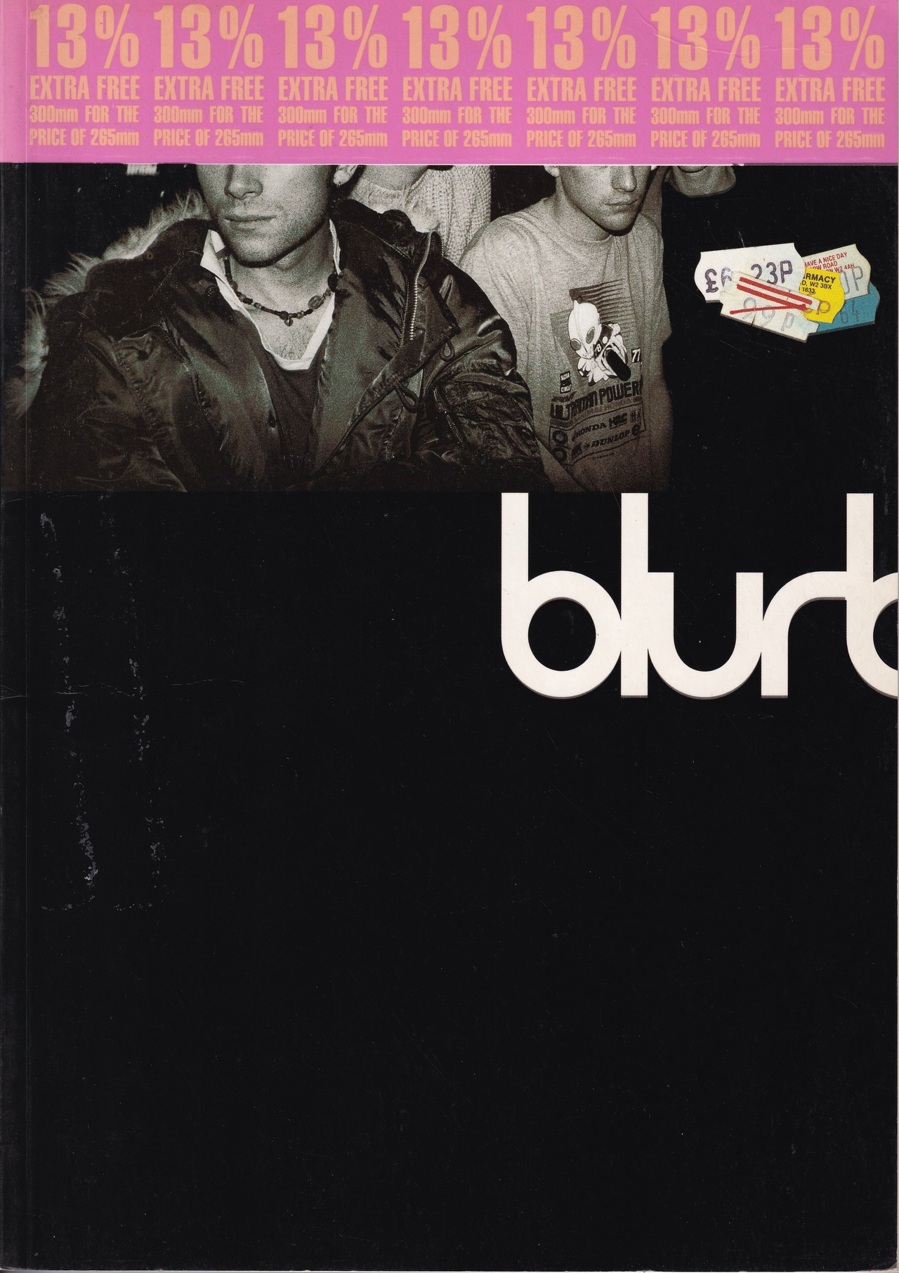 Blur 1995 U.K. Photo book "blurbook"