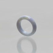 【16号】 lavender 翡翠くり抜き甲丸リング A貨翡翠 jd_rg2641