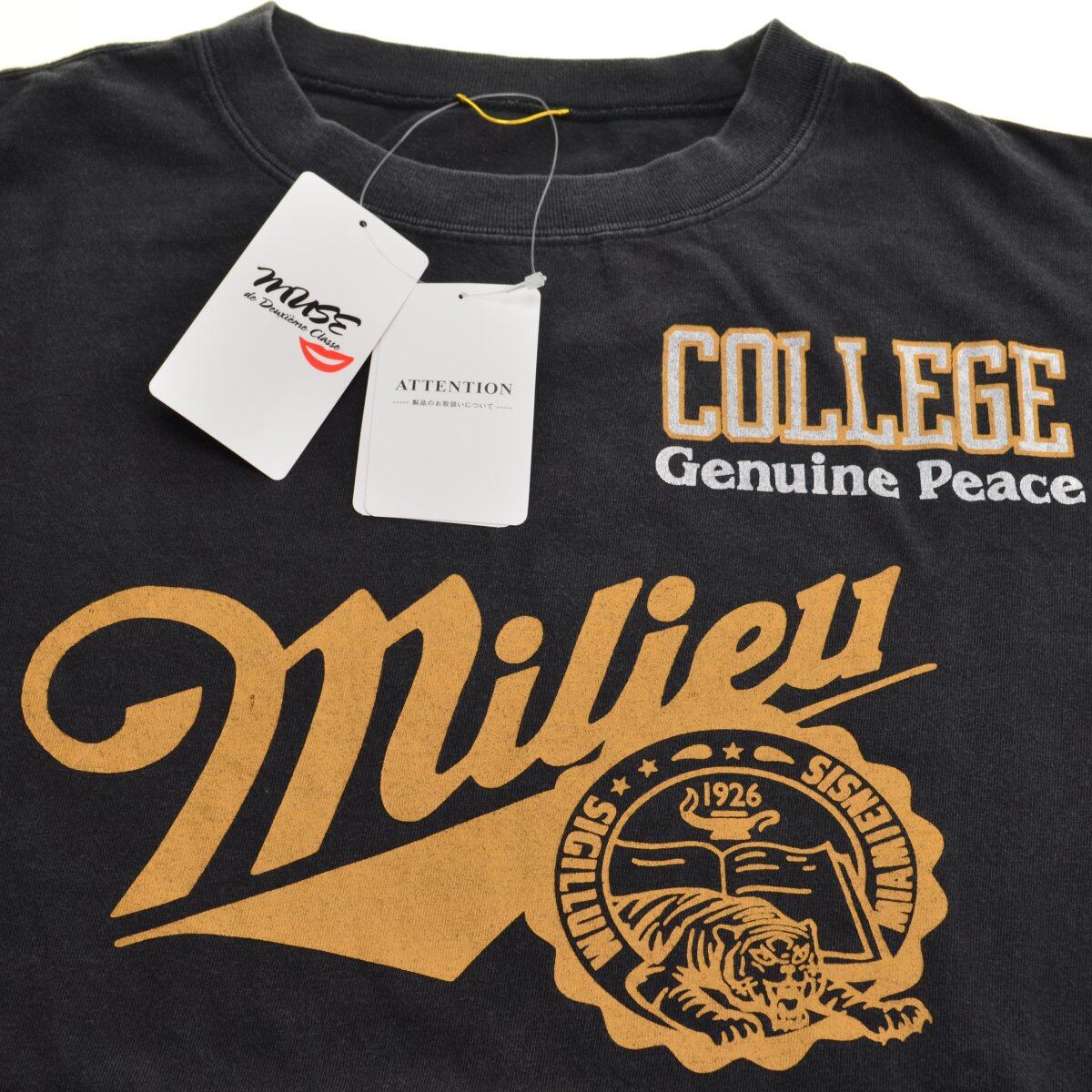 MUSE Deuxieme Classe Tシャツ ブラウン MUSE Deuxieme Classe Tシャツ ブラウン GLANCE Tシャツ（T