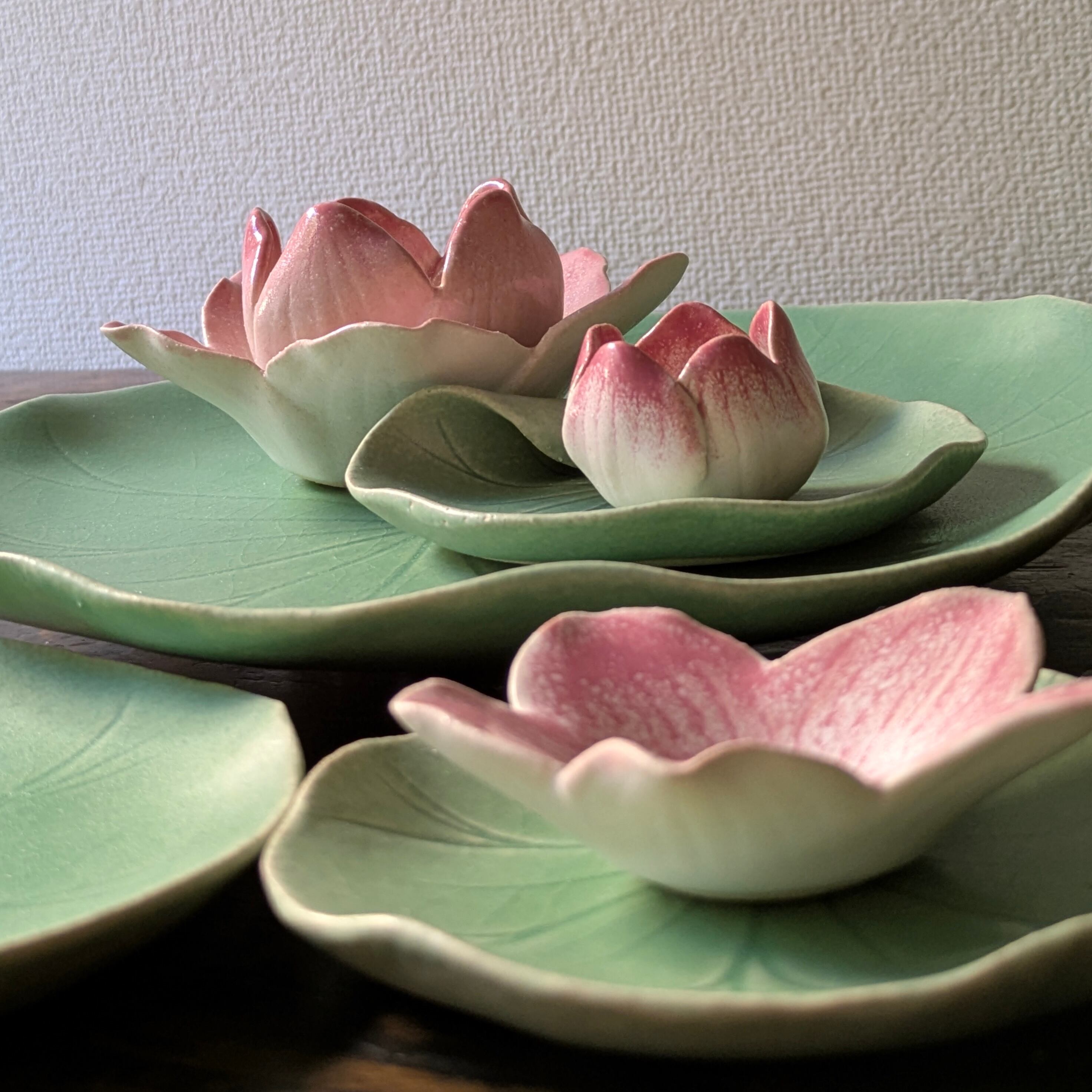 25 夏】Lotus 花小鉢 蓮 (幅8.5 cm) | TSUNE;田中恒子の器 オンライン