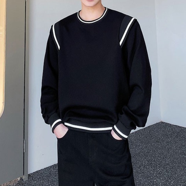 ショルダーライン　カジュアルスウェット　2カラー　LB1178