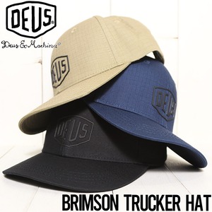 スナップバックキャップ 帽子 Deus Ex Machina デウスエクスマキナ BRIMSON TRUCKER HAT DMP2271538BLK