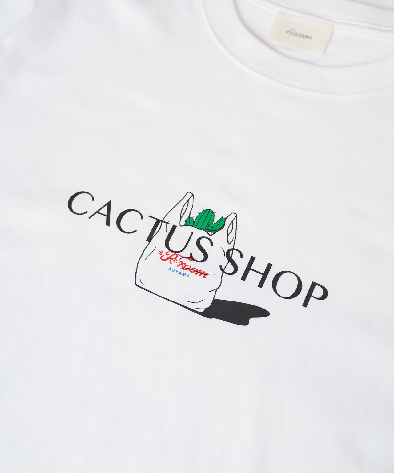 【#Re:room】CACTUS SHOP PRINT T-SHIRTS［REC755］