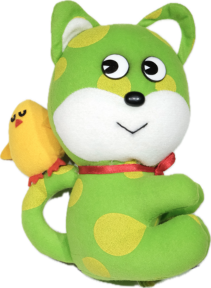 Old Stuffed Toy: ネコとヒヨコ