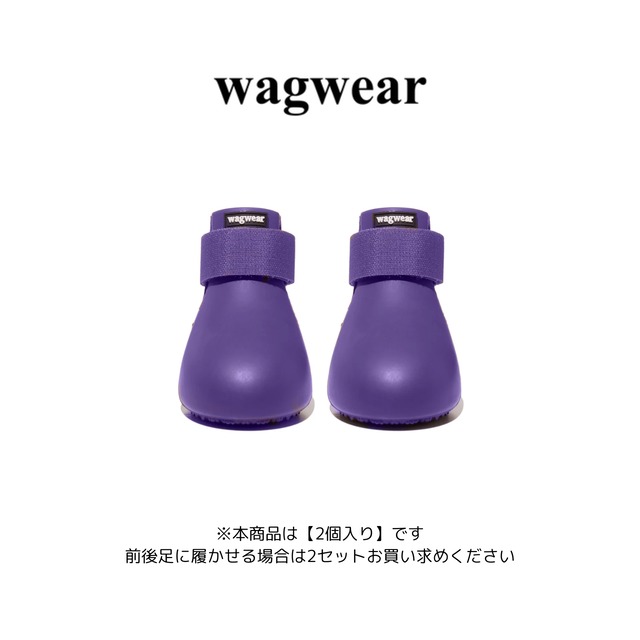【wag wear】wag wellies ウェリントン［Purple］XL-XXXL