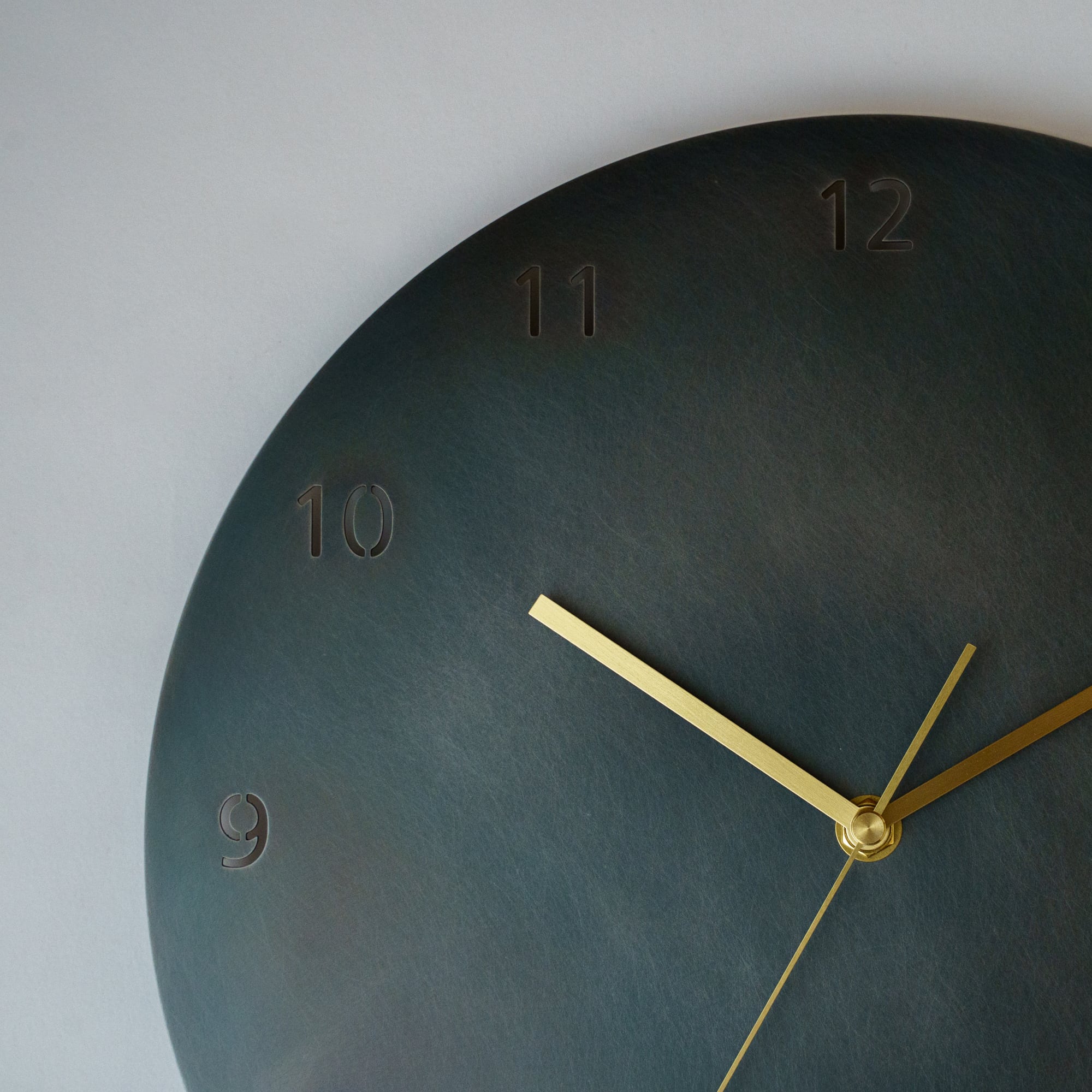受注製作】minimal wall clock 300 _ number / iron 壁掛け時計 300