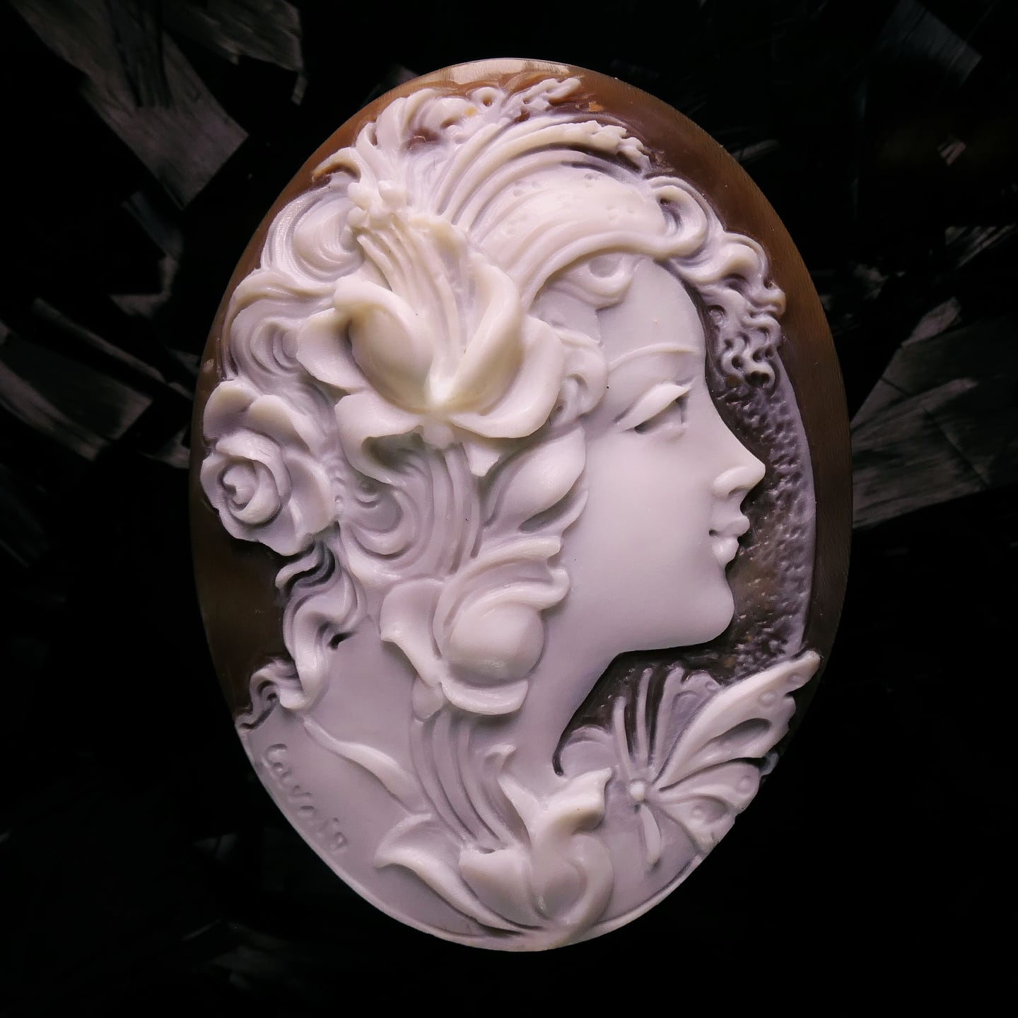 アメリコ・チェルバジオ作 「薔薇冠のフローラ」