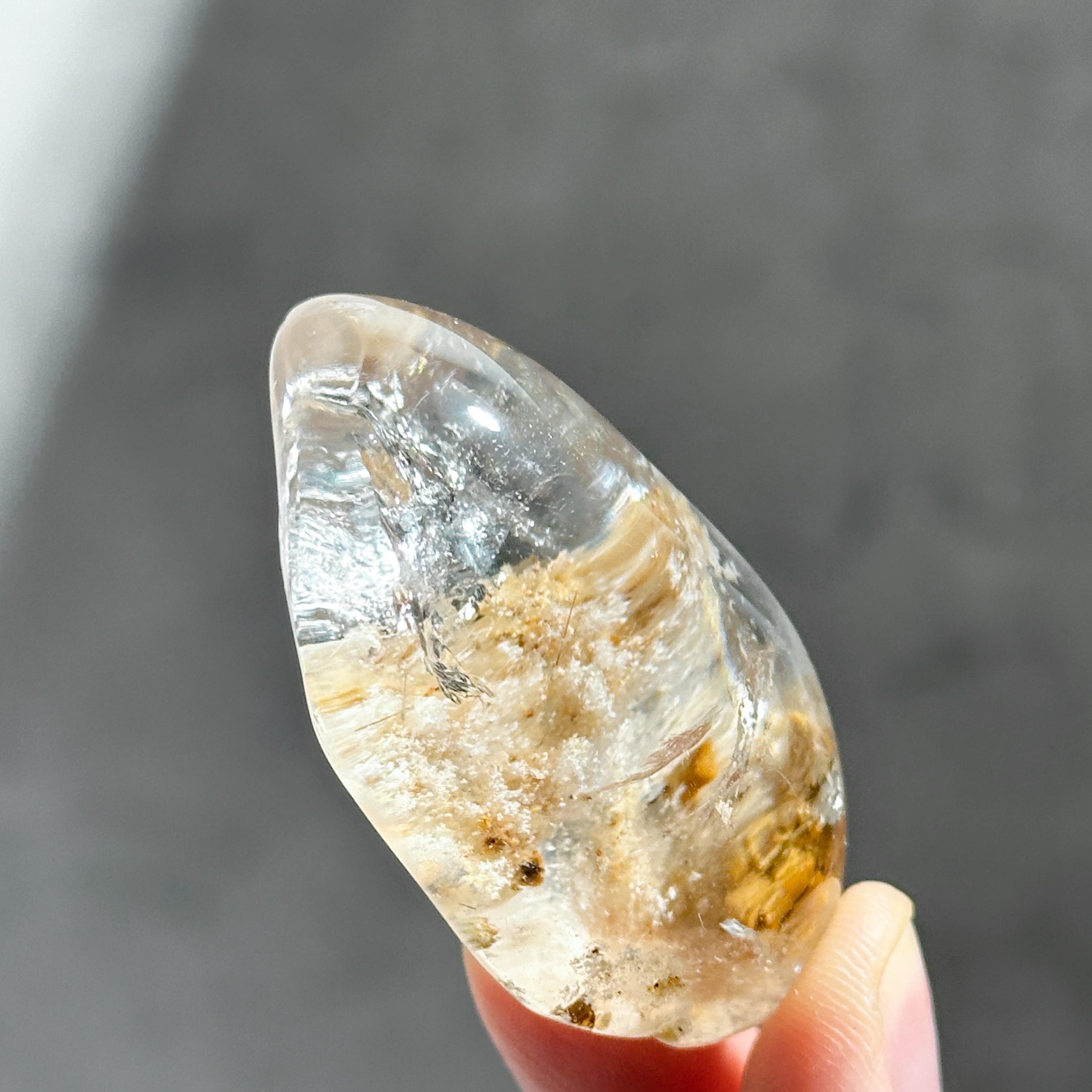 ミナスジェライス産ガーデンクォーツ レンズ32◇ Garden Quartz