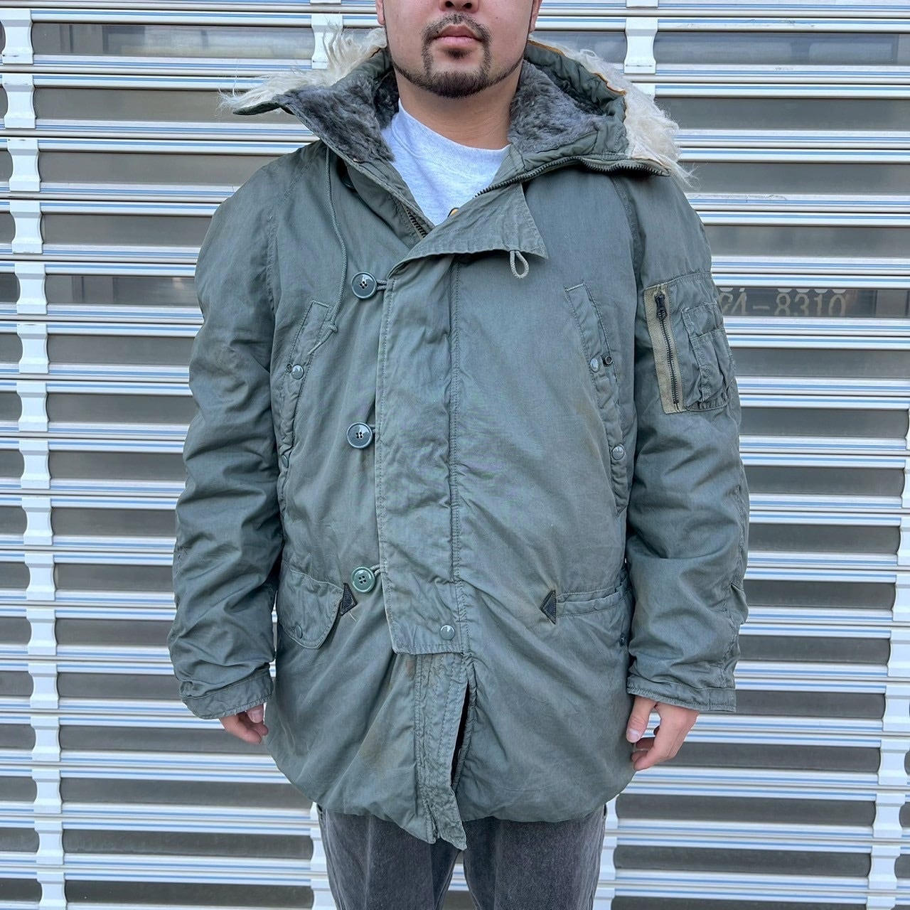 70s 米軍実物 USAF N-3B パーカー フライトジャケット ヴィンテージ