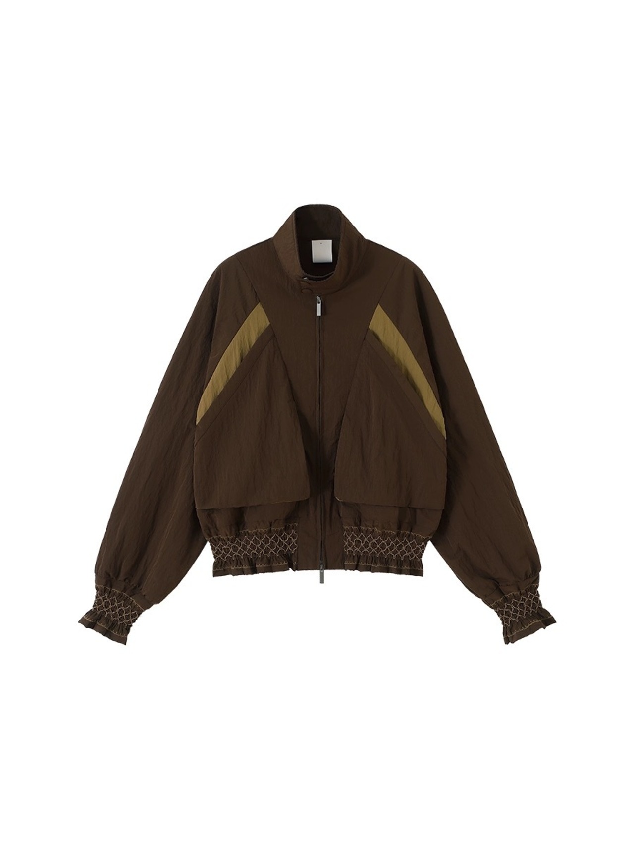 CONP Knitting Patchwork Raglan Jacket