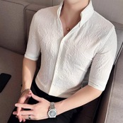 3/4 sleeve floral print shirt tops 00280