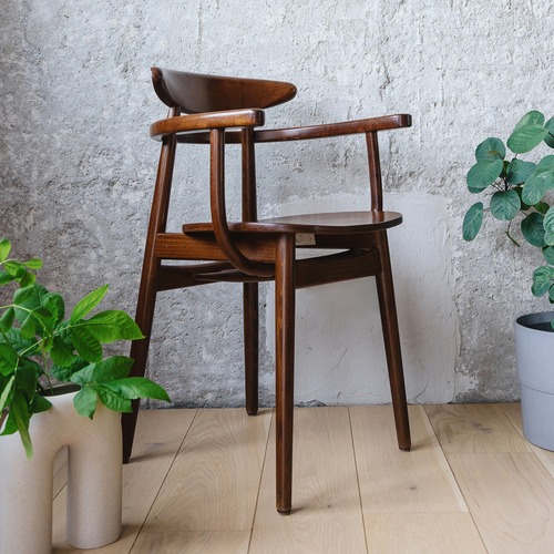 Vintage Brown Wood Chair