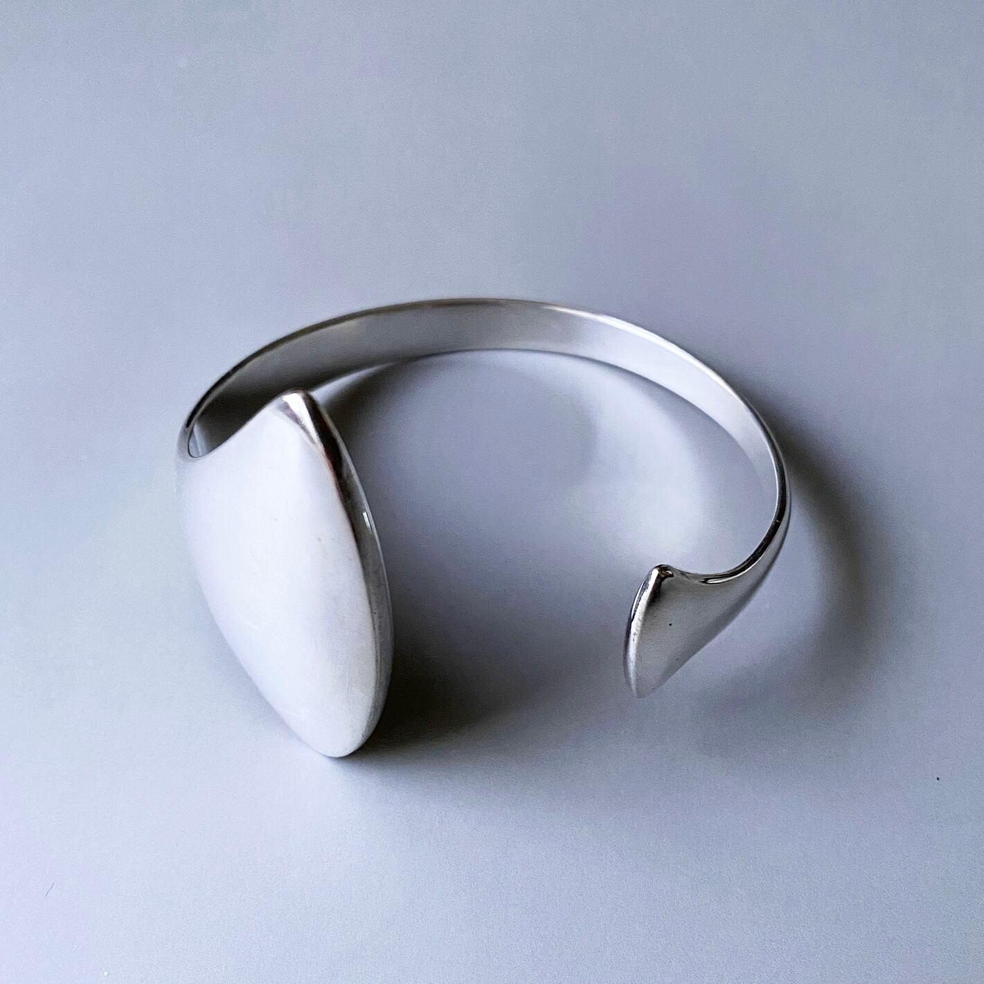 ハンスハンセン シルバー ブレスレット バングル 北欧 希少