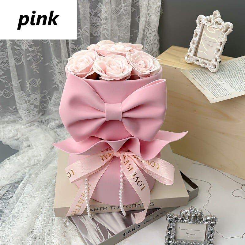 造花 薔薇 バラ 花束 エレガント リボン おしゃれ かわいい インテリア