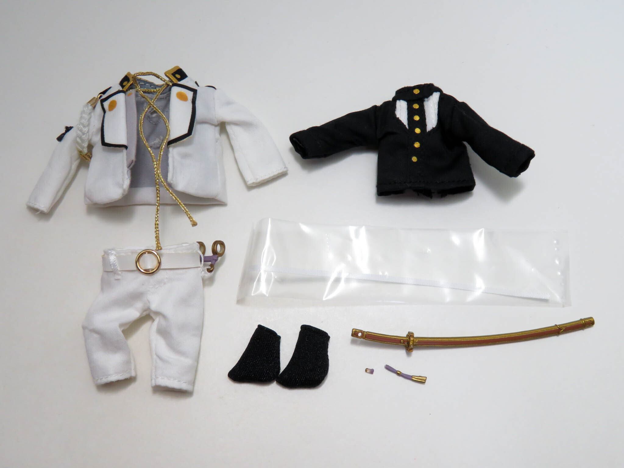 再入荷(A−ランク)ねんどろいどどーる 髭切 上着 シャツ ベルト付きスラックス