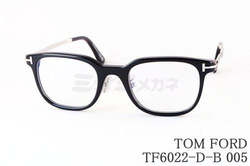 TOM FORD メガネ TF6022-D-B 005 日本企画モデル スクエア メンズ レディース おしゃれ アジアンフィット italy イタリア製 トムフォード
