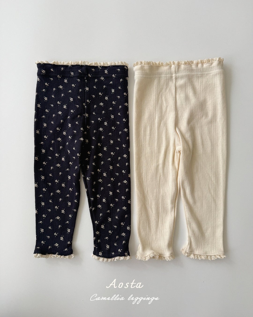 camellia leggings【aosta】※10月上旬〜中旬発送予定