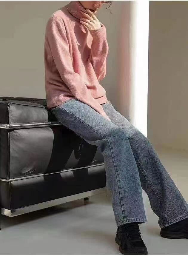 袖口スリット入り　ハイゲージニット　AJ2205−D04