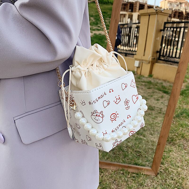 サマーチェーン 夏物 メッセンジャーバッグ 手作りハンドバック56616692373