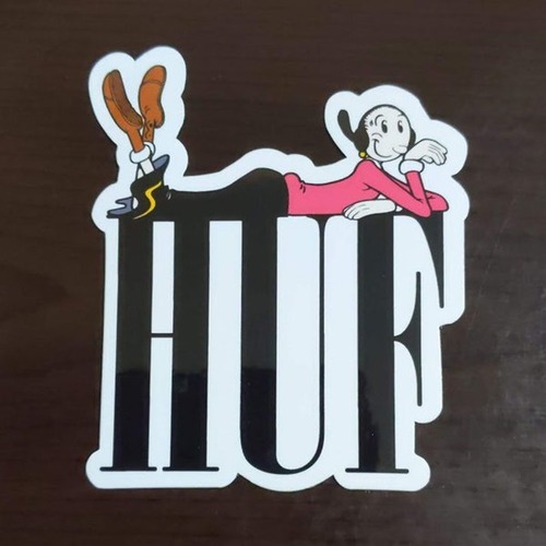 【ST-650】HUF×POPEYE ハフ×ポパイ コラボ スケートボード ステッカー