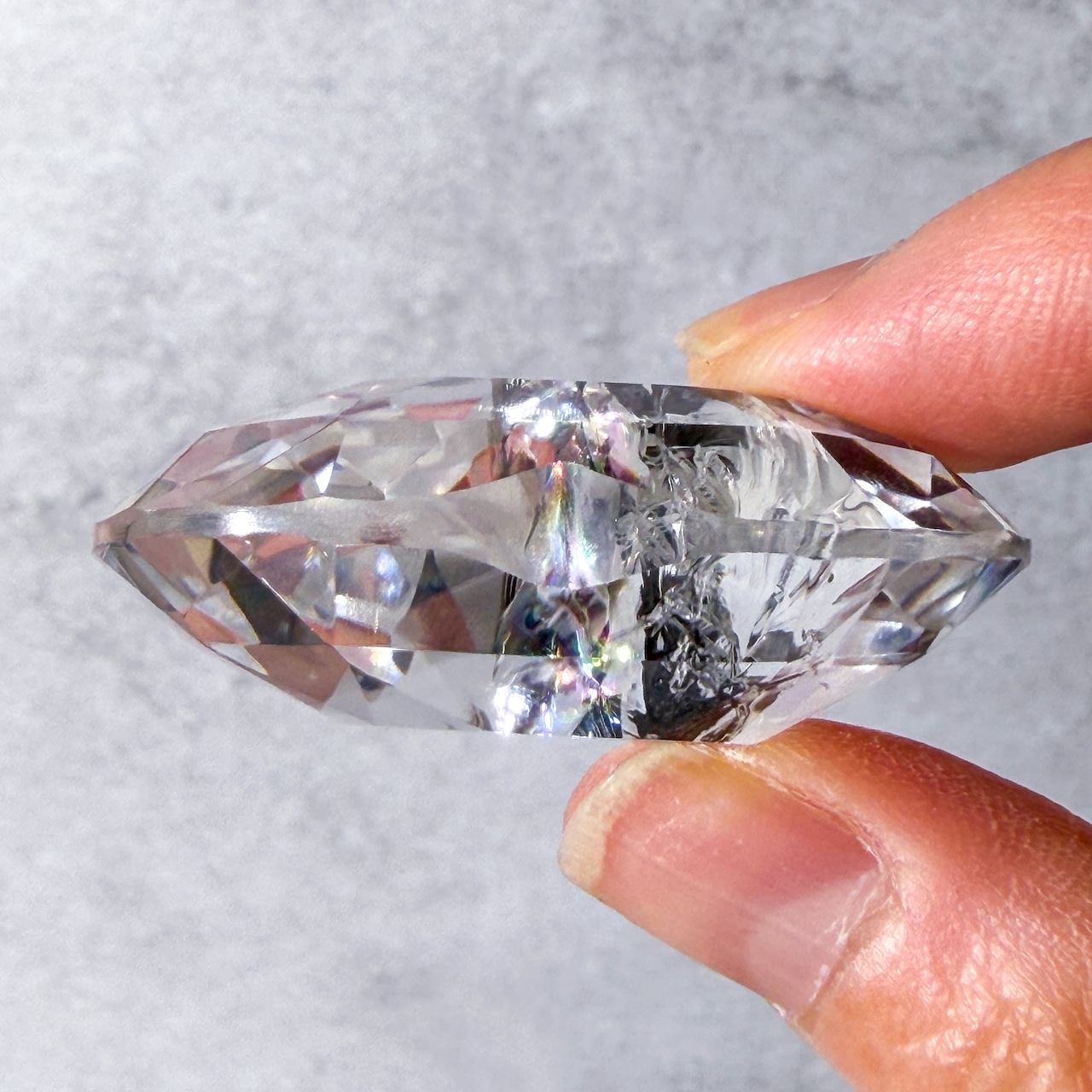 クリアクォーツ ファセットカットハート02 ハート * Clear Quartz * 天然石