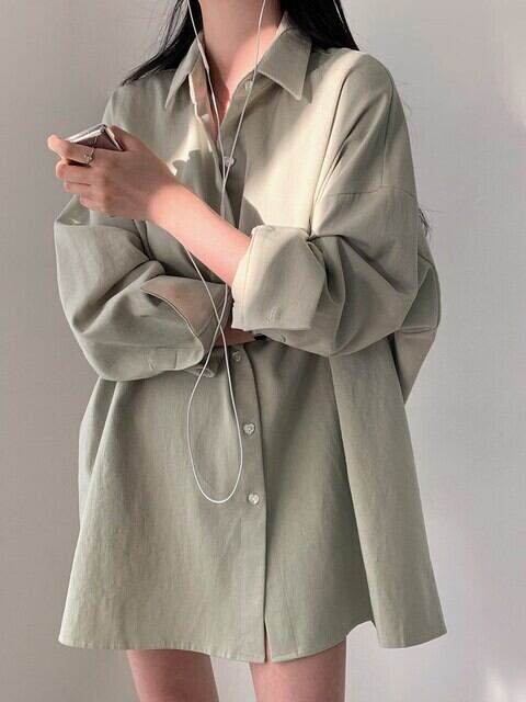 シャツワンピース V4593