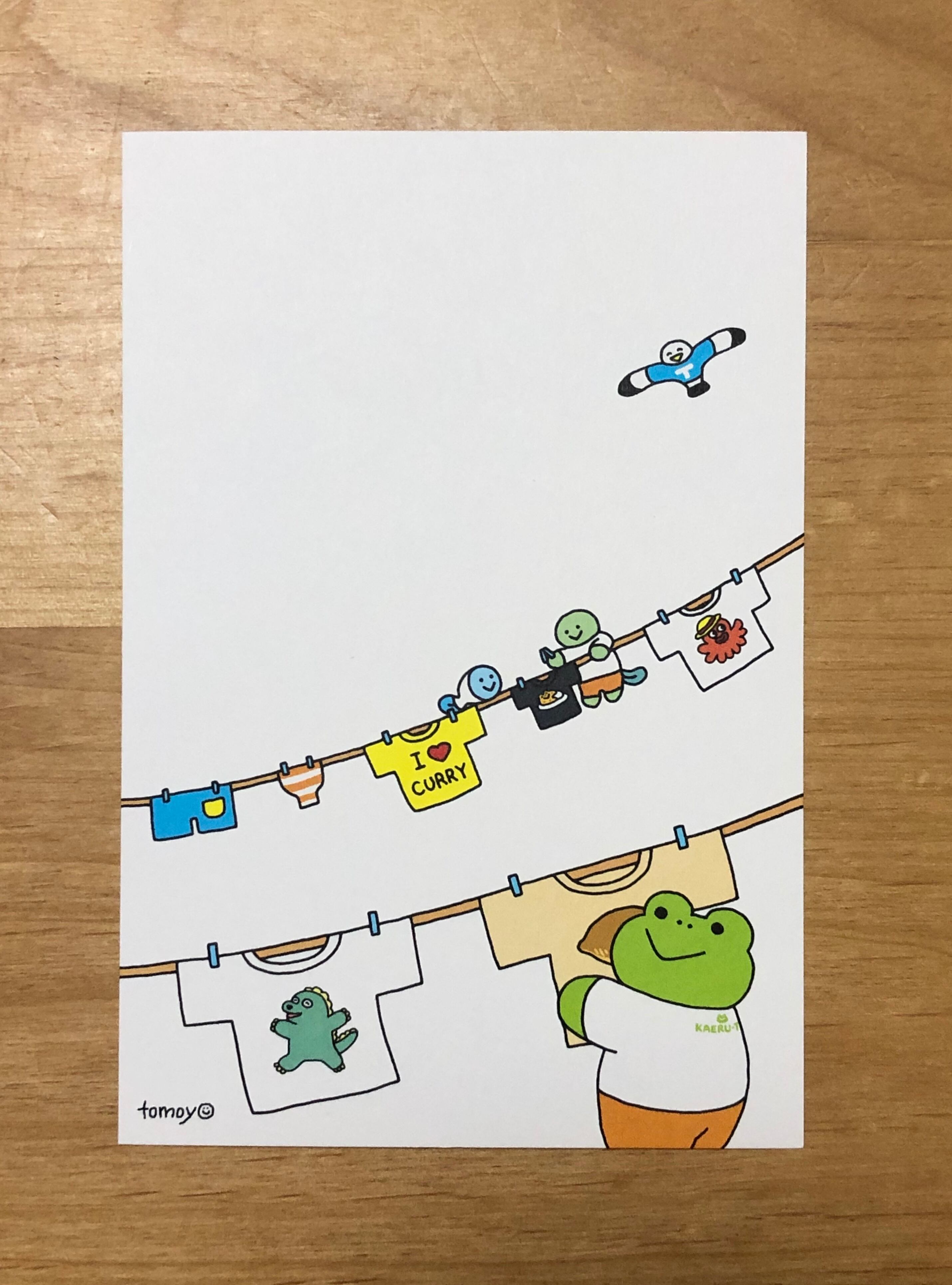 ポストカード 洗濯日和 | rushop_online