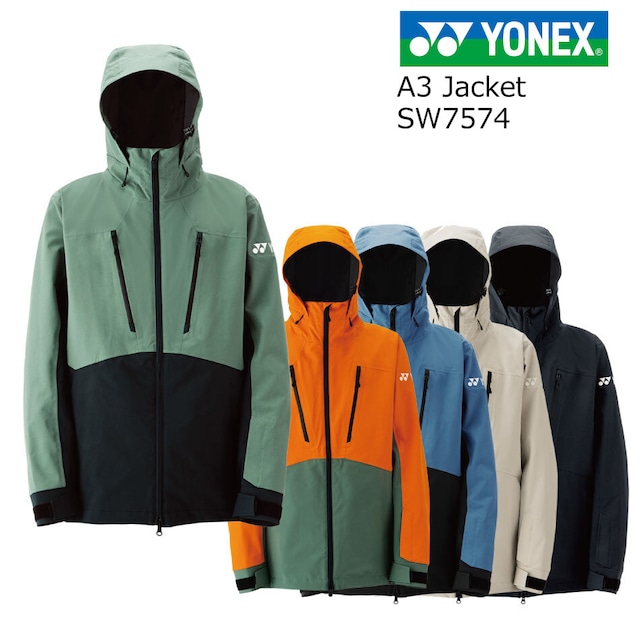 予約商品 特典あり 24-25 YONEX ヨネックス A3 Jacket SW7574 ジャケット スノーボードウエア メンズ レディース 耐水圧30000mm ヒートカプセル スノボウエア