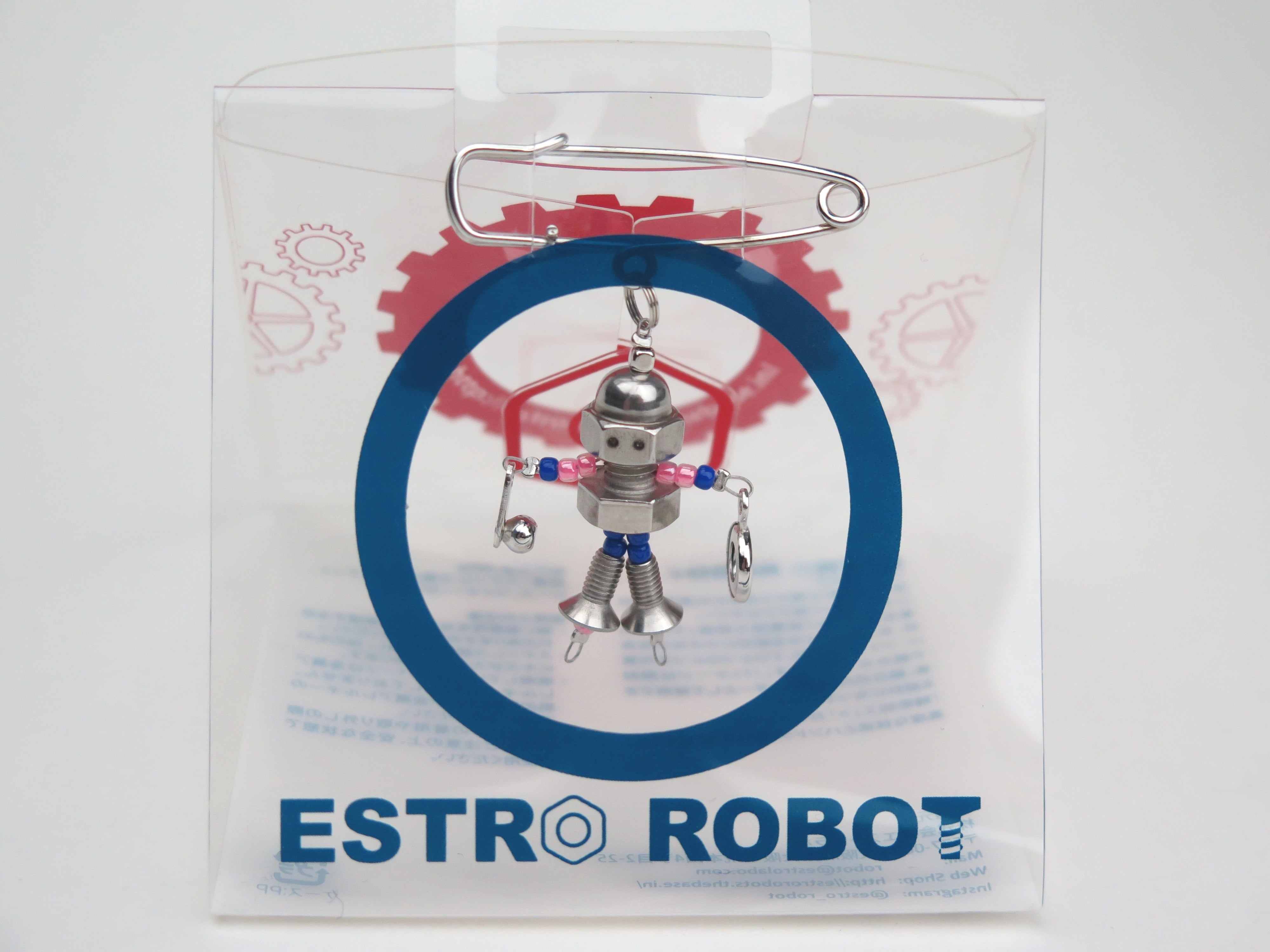 esstro robot pink blue ピンクブルー