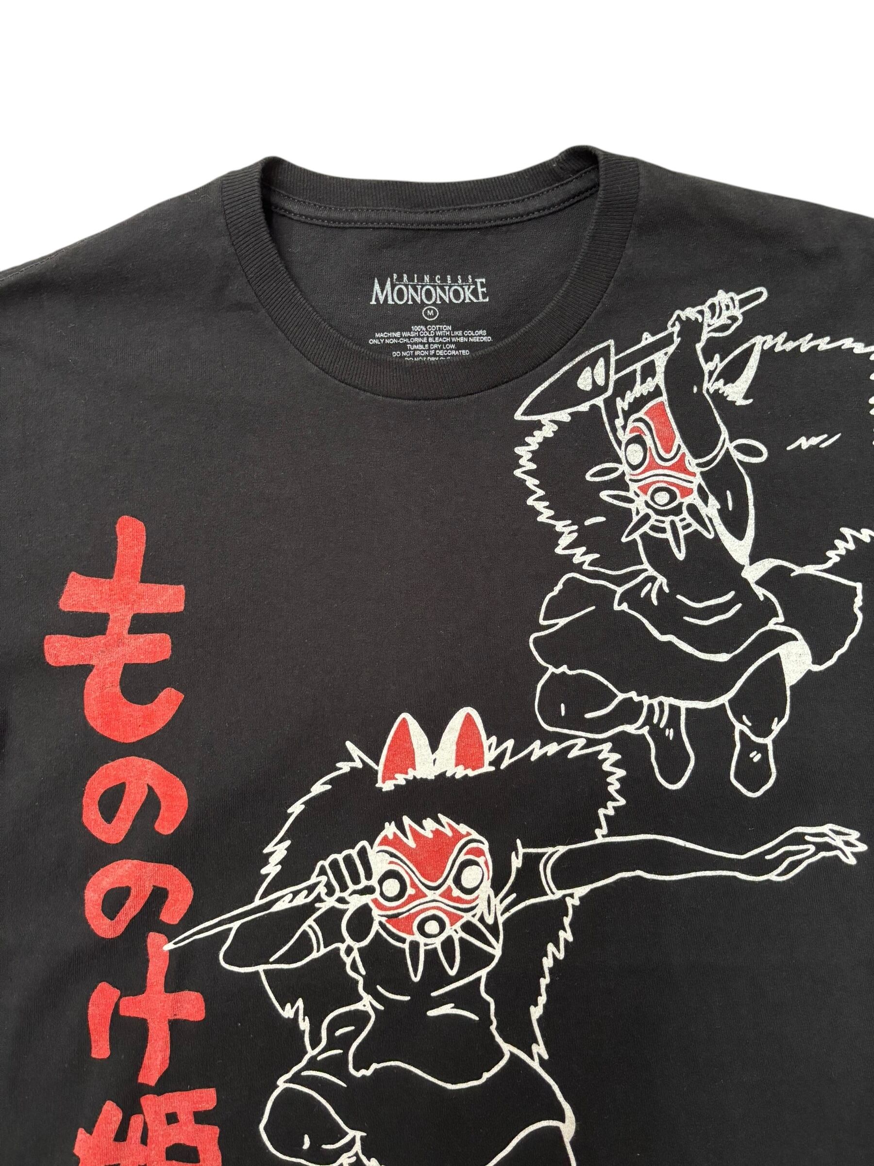 もののけ姫 サン グラフィックTシャツ スタジオジブリ 公式タグ付き Princess Mononoke / もののけ姫 サン グラフィックTシャツ | フミマ