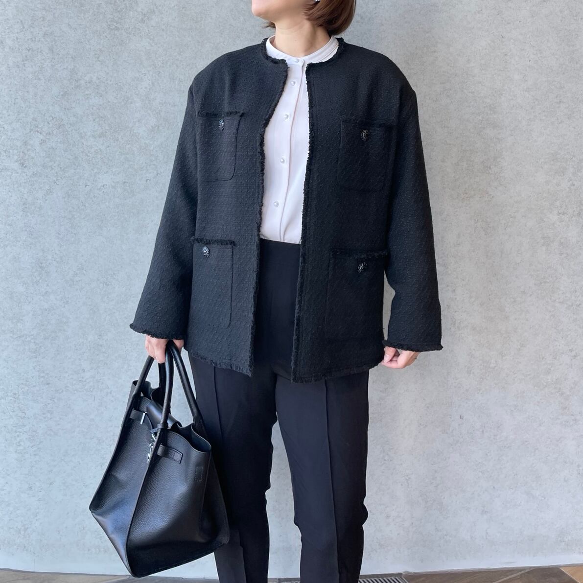 yuu.ka様　ドゥーズィエムクラス　ツイードジャケット　卒園卒業式 フリンジ ツイード ジャケット セレモニースーツ 入学式 フォーマル
