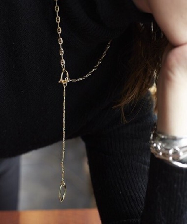 design chain necklace (silver/gold)