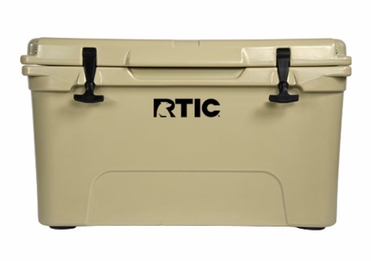 アウトレット品 RTICハードクーラボックス45QT タン 保冷力10dys 