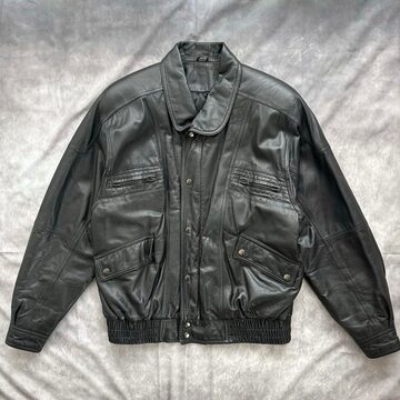 00s DOLCE&GABBANA rib riders jacket black | PAY ID