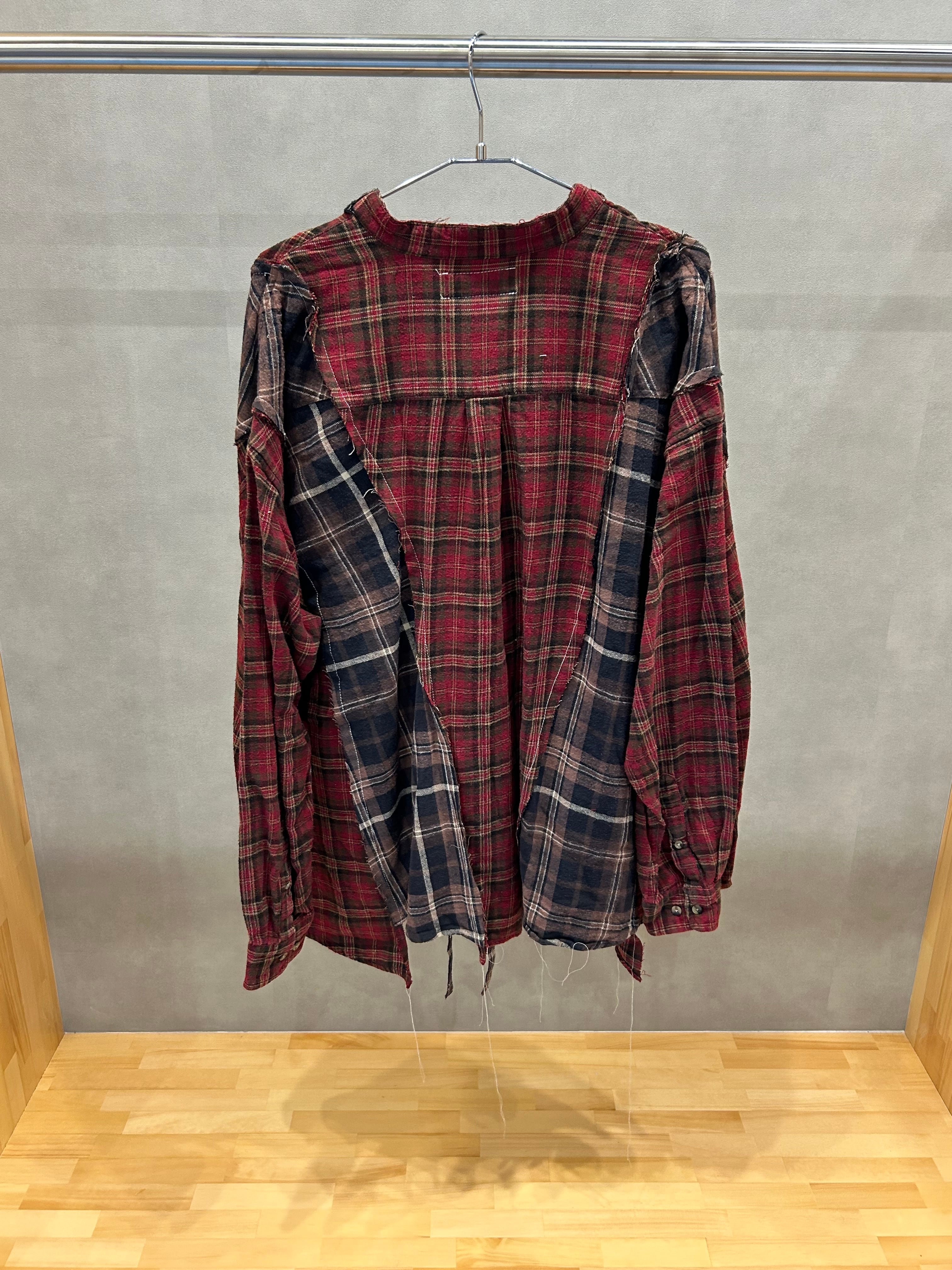 DISCOVERED ディスカバード】Docking Wide Nel Samue Shirt RED 2
