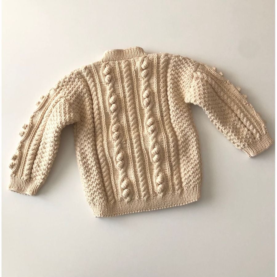 babytoly / Cable Popcorn Cardigan 3-4y | kototo