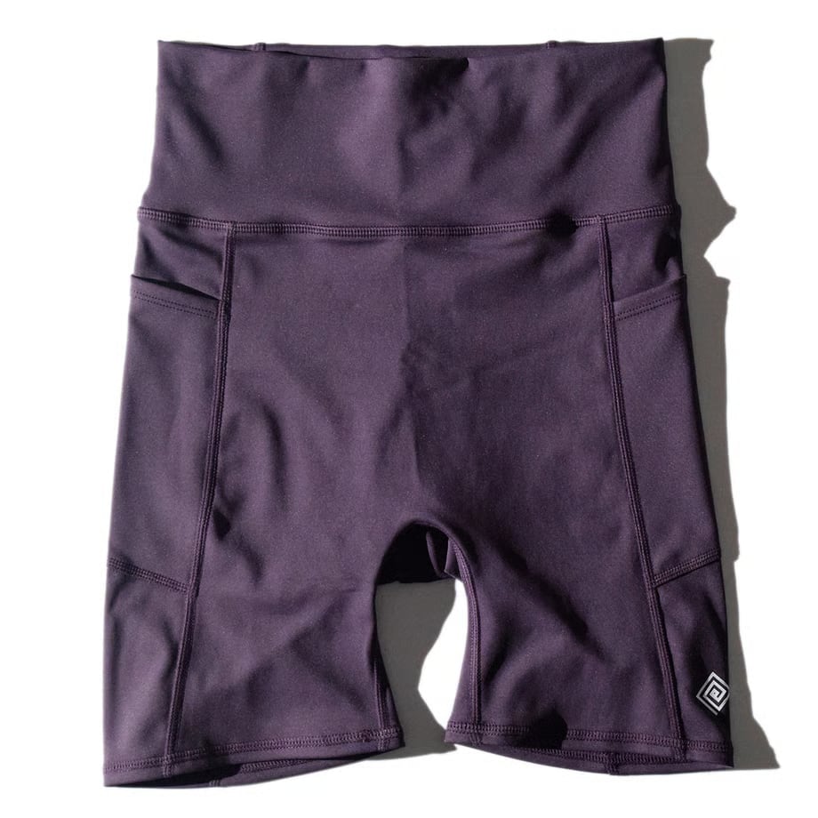 ELDORESO(エルドレッソ)Women's Middle Spats -Purple ウィメンズランニングタイツ