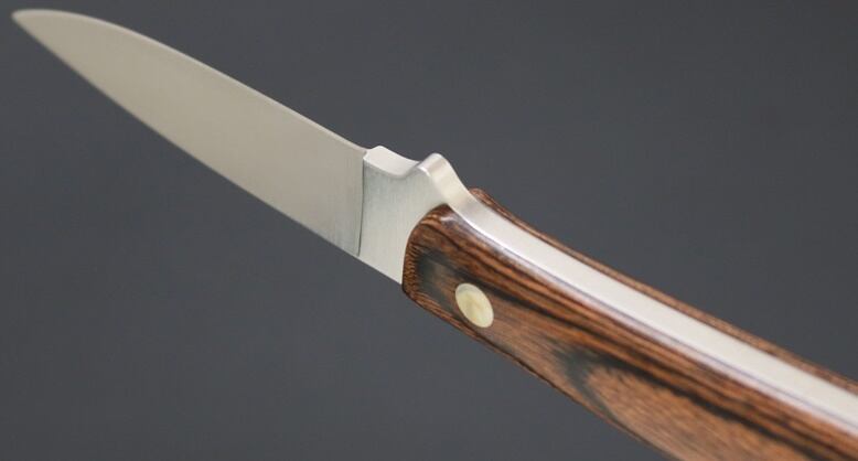 アウトドアナイフ 日本製 Hattori 845 マホガニー合板柄 アウトドアナイフ 日本製 Hattori 845 マホガニー合板柄
