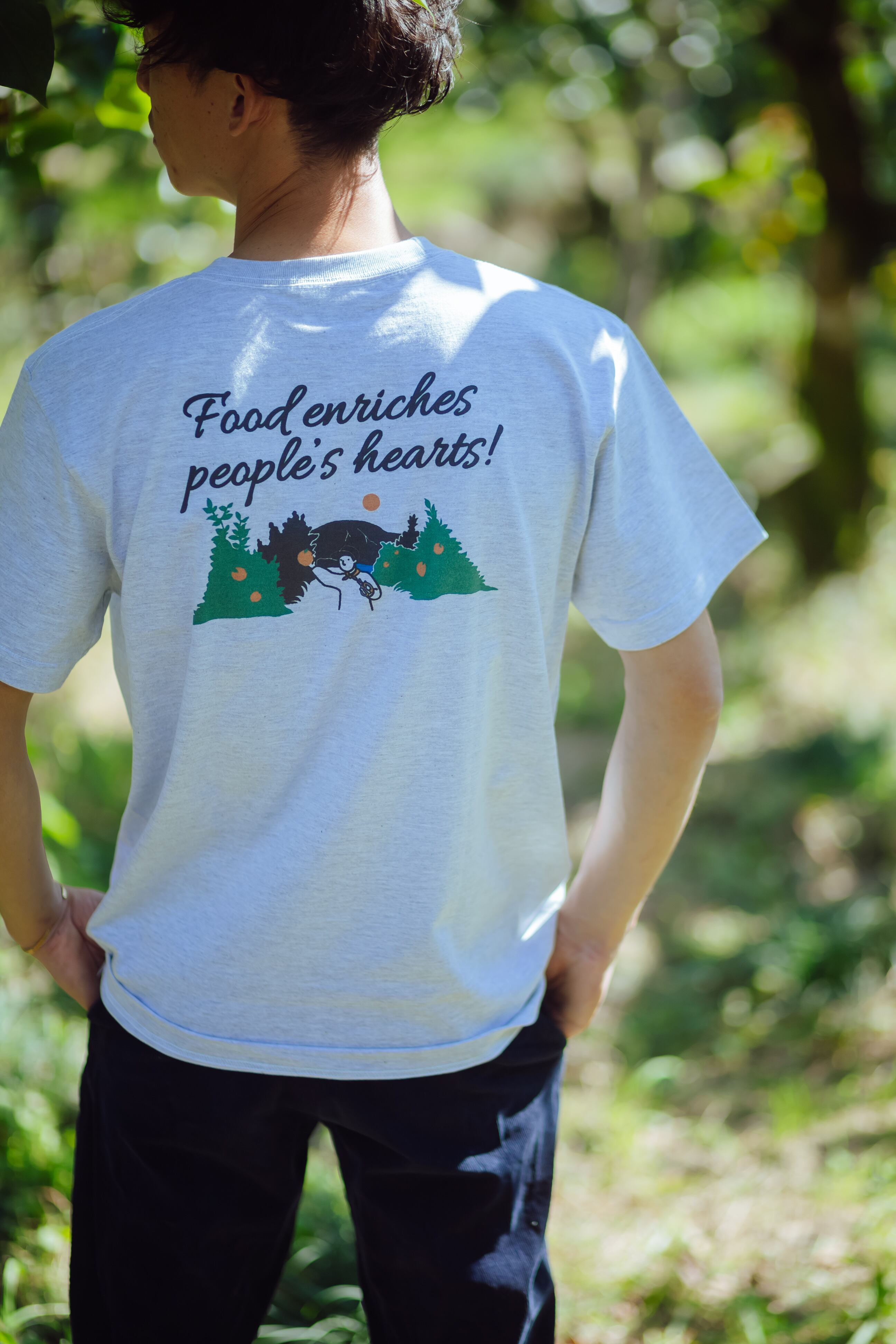 まつばら農園 オリジナルTシャツ グレー | matsubara.farm