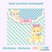 メモパッド 113.bear present