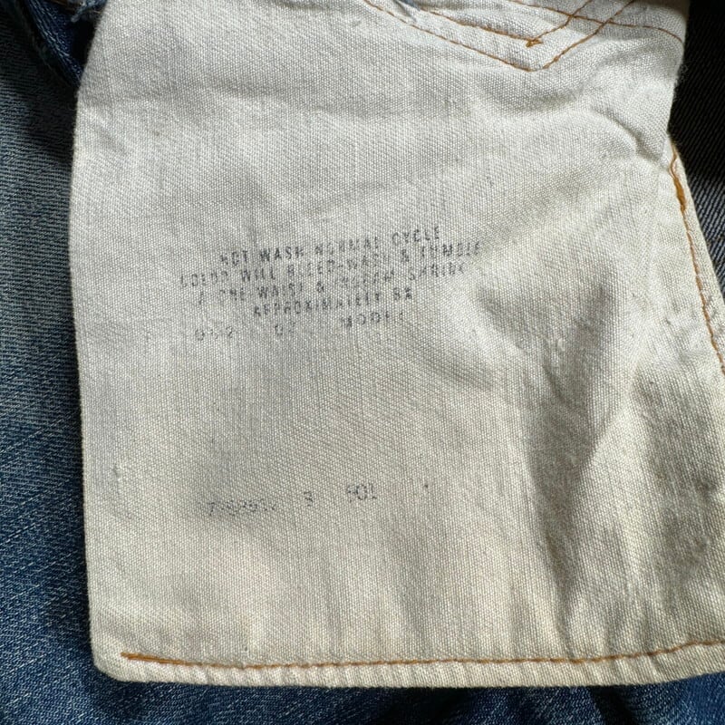 70's LEVI'S リーバイス 501 デニム Big E 過渡期モデル 通常R 刻印2