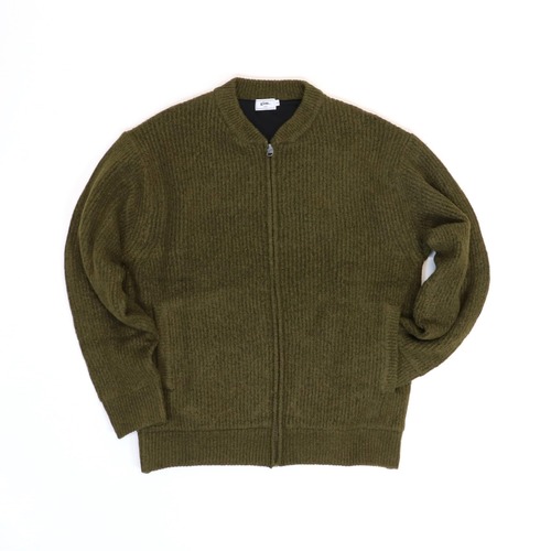 裏地付き フルジップカーディガン(4色)