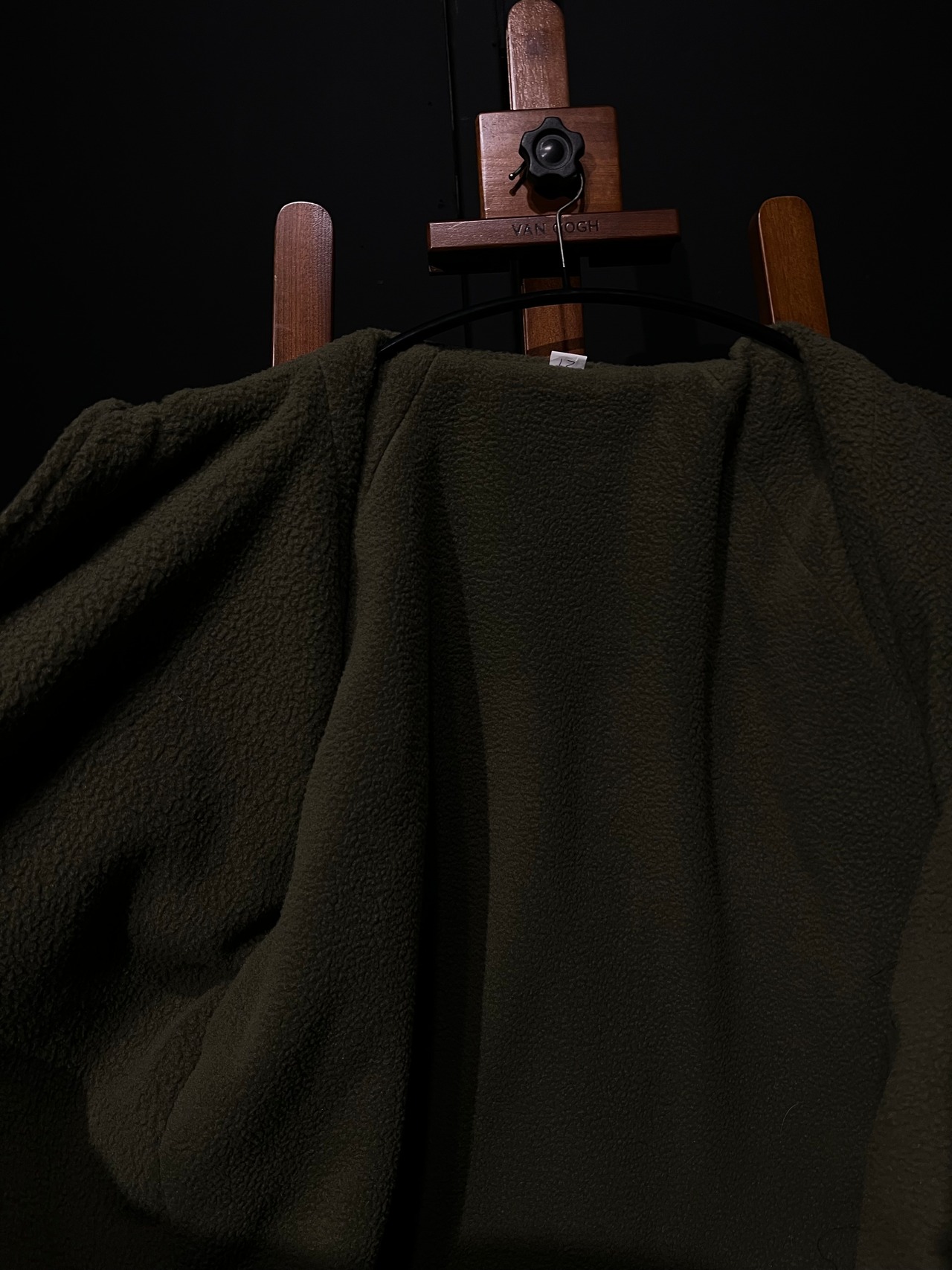 vintage handmade jacket with boa