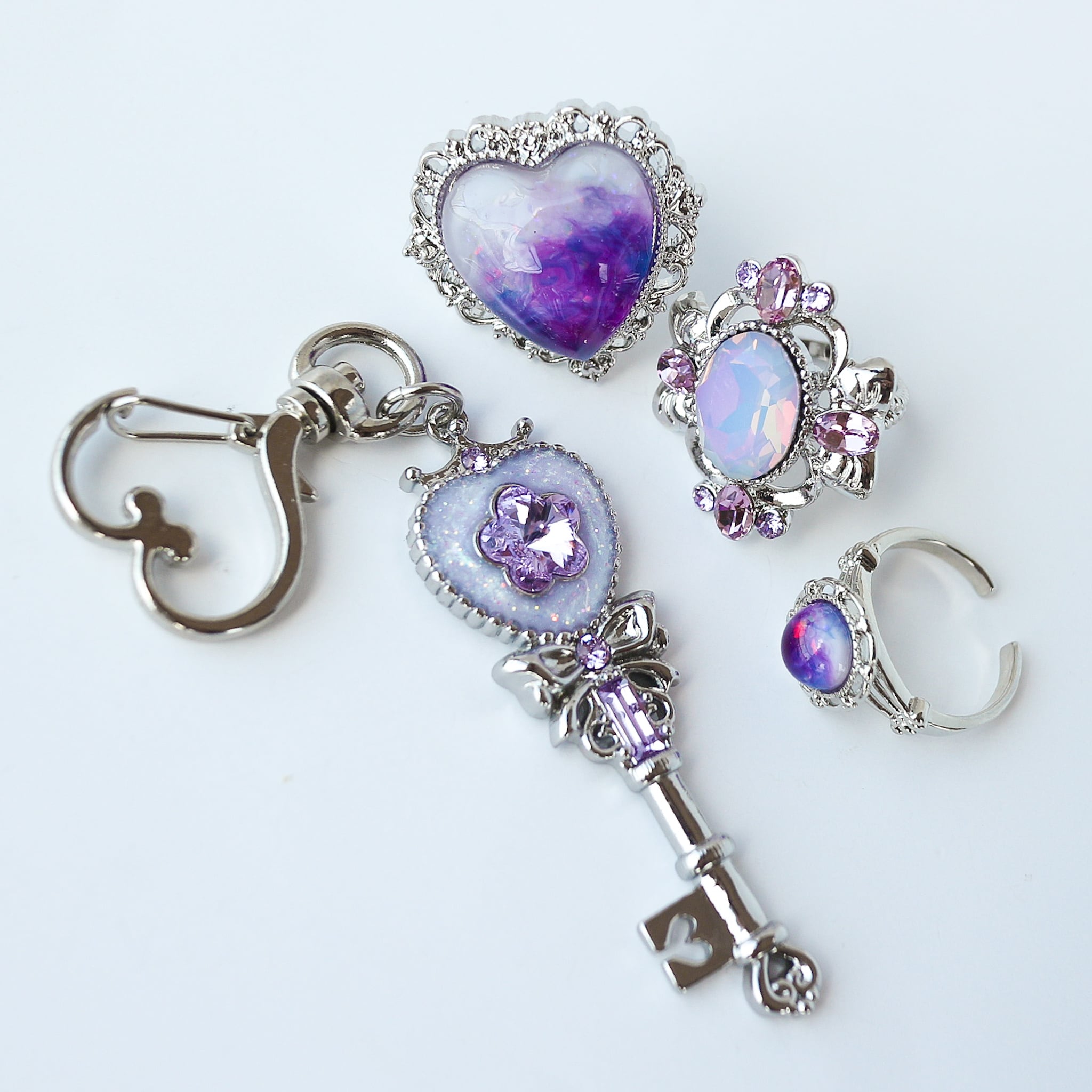 Decorative ring (purple blue) | マルベリコ