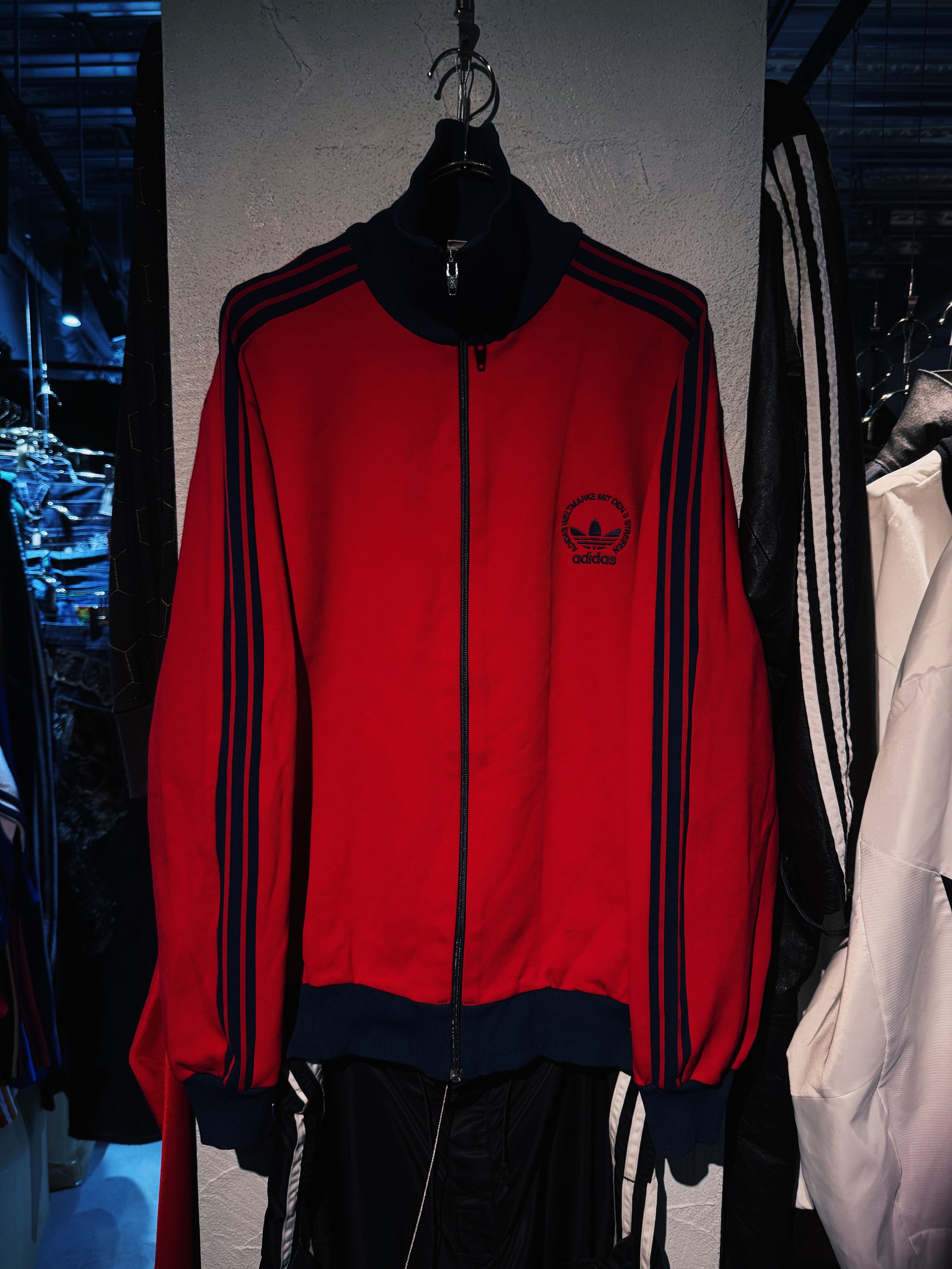 【D4C】70's"ADIDAS"made in W.Germany switching color stand neck design track jacket