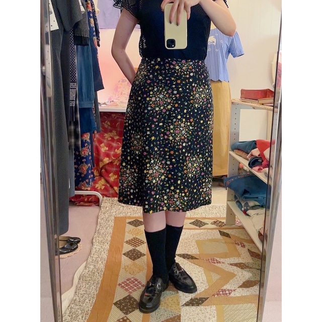 mini colorful flower skirt
